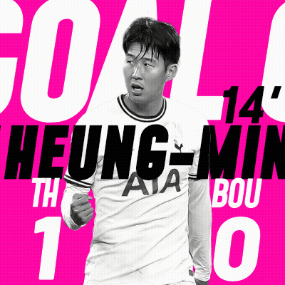Heung-Min Soccer Player Scoring Goal GIF