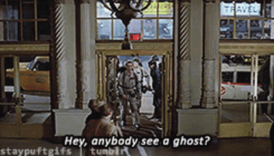 Hey Anybody See A Ghost Movie Scene GIF