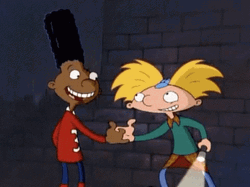 Hey Arnold And Gerald Thumbs Up Kid GIF