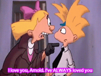 Hey Arnold! Arnold And Helga GIF