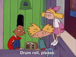Hey Arnold Drum Roll Please GIF
