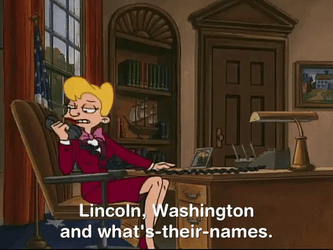 Hey Arnold Madam President On The Phone GIF