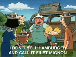 Hey Arnold Sell Filet Mignon As Councilman GIF