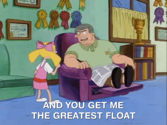 Hey Arnolds You Get Me The Greatest Float GIF