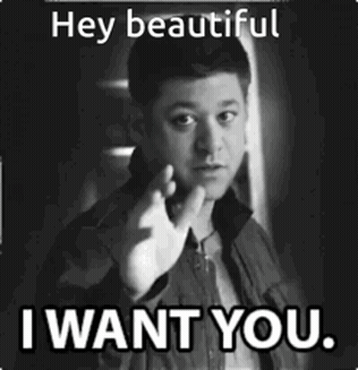 Hey Beautiful Caption GIF