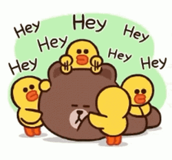 Hey Brown & Sally GIF