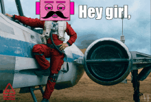 Hey Girl May The 4Th Be With You  GIF