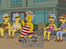 Hey Handsome The Simpson Cartoon GIF