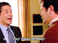 Hey Happy Birthday From Rob Lowe GIF