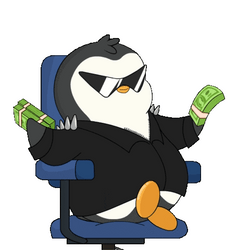 Hey Penguin Pay That Man His Money GIF