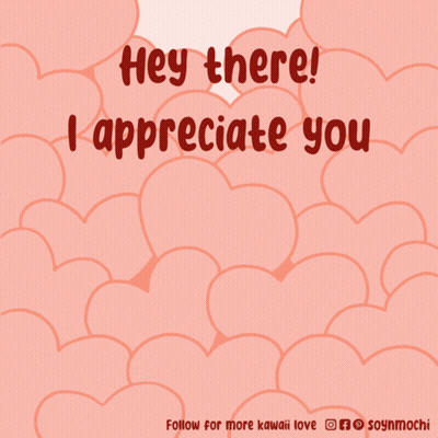 Hey There I Appreciate You Hamster In Clouds GIF