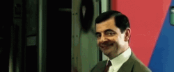Hey There Mr Bean  GIF