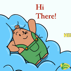 Hey There Pants Bear GIF