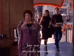 Hey You Guys Lauren Graham Gilmore Girls GIF