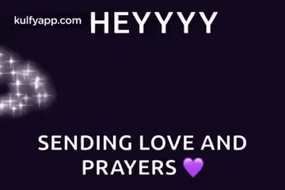 Hey YY Sending Love And Prayers GIF