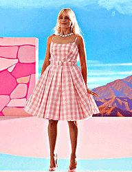 Hi Barbie Margot Robbie Floating On Air GIF