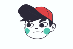 Hi Boy Head Animation GIF