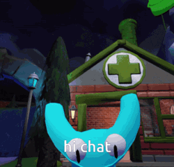 Hi Chat Cyan Rainbow Friends  GIF