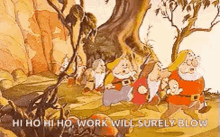 Hi Ho Seven Dwarfs Whistle Work Blow GIF