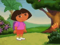 Hi I'm Dora What's  Your Name GIF