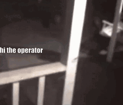 Hi Slenderman The Operator GIF