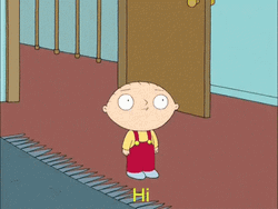 Hi Stewie Running Away Family Guy GIF