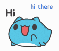Hi There Capoo Lazy Life Bugcat GIF