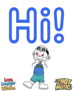 Hi Waving Blue Waving Hello GIF