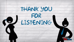 Hi Waving Thanks For Listening GIF