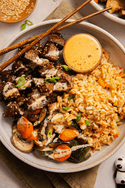 Hibachi Super Bowl Meal GIF