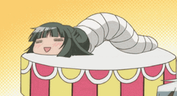 Hidamari Sketch Worm  GIF