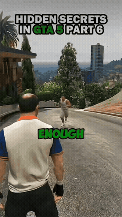 Hidden Secrets In GTA 5 Part 6 Enough Written On Video Game Screen GIF