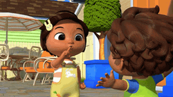 Hide And Seek Nina Shushing Cocomelon GIF