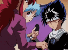 Hiei Botan Surprised Reaction GIF