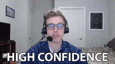 High Confidence Man With Headphones And Microphone GIF