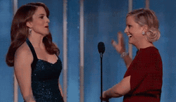High Five Amy Poehler Tina Fey GIF
