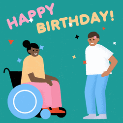 High Five Birthday Party Time  GIF