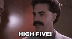 High Five Borat