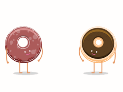 High Five Cartoon Doughnuts
