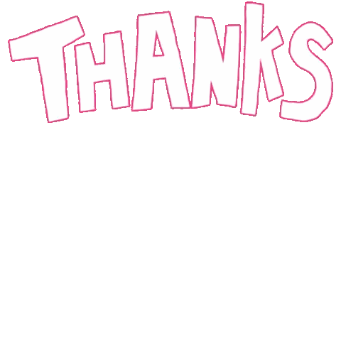 High Five Hands With Thanks Sticker