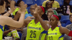High Five With Chest Bump GIF