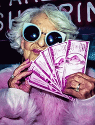 High Roller Baddie Winkle Ballin Meme GIF