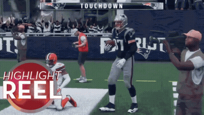 Highlight Reel Of Patriots Football Game GIF