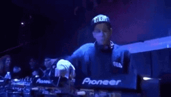 Highly Energetic DJ Howling  GIF