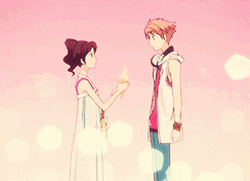 Hikaru Eating Ice Cream Haruhi Fujioka GIF