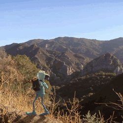Hiking Croc Cliff Edge GIF