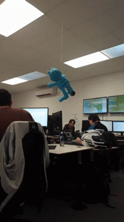 Hilarious Garfield Noose Tied Hanging GIF
