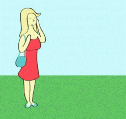 Hilarious Good Morning Frightened Girl GIF