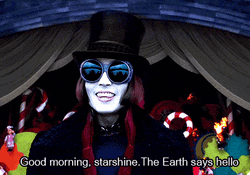 Hilarious Good Morning Johnny Depp GIF