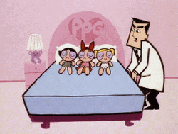 Hilarious Good Morning Powerpuff Girls GIF